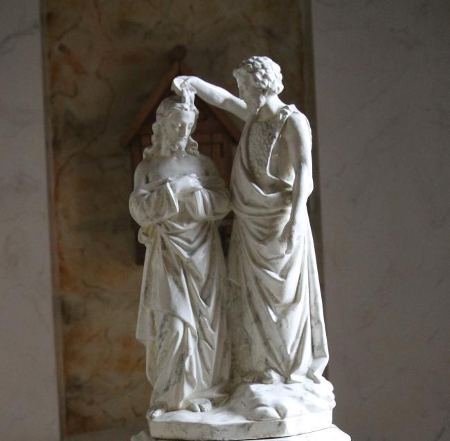 Baptismal Fount Statue